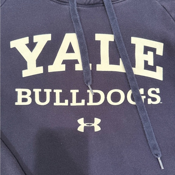 Under Armour Yale Bulldogs Dark Purple Hoodie - Picture 4 of 4